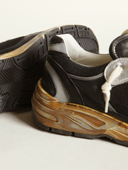 RUNNING DAD NET AND SUEDE UPPER LEATHER