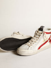 SLIDE PENSTAR NAPPA UPPER SUEDE TOE VINTAGE LAMINATED STAR AND WAVE
