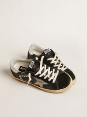 SUPER-STAR  LEATHER UPPER SUEDE TOE STAR AND SPUR LAMINATED HEEL WITH STITCHINGS