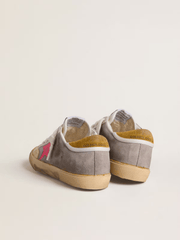 SUPER STAR SUEDE UPPER AND HEEL NYLON TONGUE LEATHER STAR