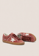 SUPER STAR WAXED SUEDE UPPER HEEL