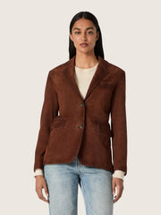 JOURNEY W'S LEATHER JACKET ROBYN WAXED SUEDE