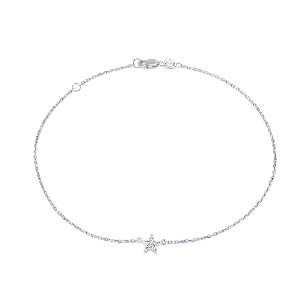 PULSERA PLATA ESTRELLA