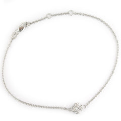 PULSERA PLATA TREBOL