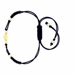 Pulsera macramé Virgen Milagrosa
