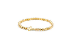 Pulsera goldfilled cruz