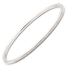 PULSERA ACERO PLATA Y BRILLANTES