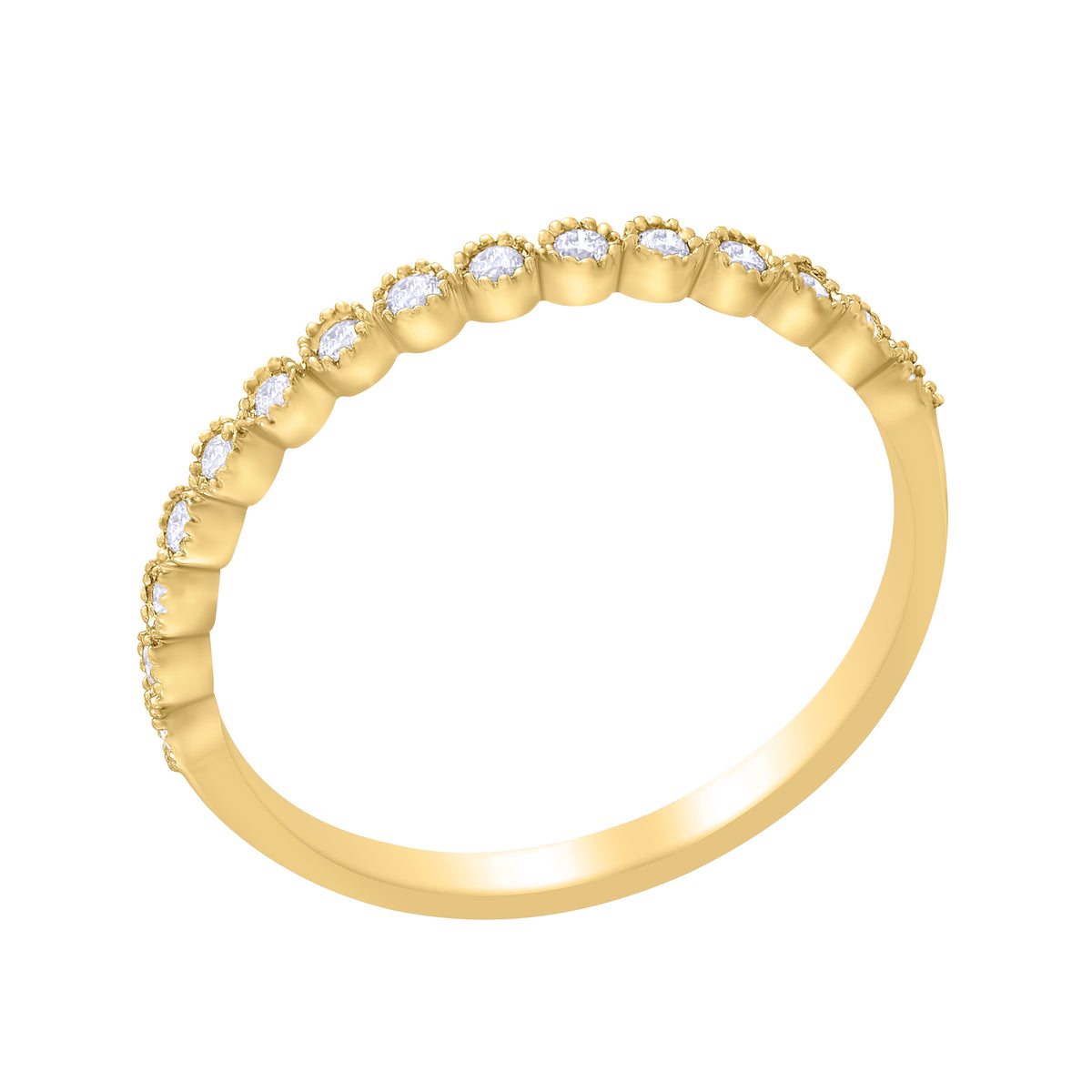 Medio Cintillo Brillantes en Círculo