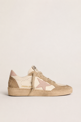 BALLSTAR NAPPA UPPER SUEDE TOE AND SPUR LEATHER STAR AND HEEL