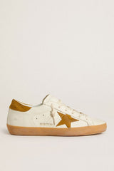 SUPER STAR LEATHER UPPER TOE AND TONGUE SUEDE STAR AND HEEL