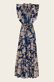 Vestido Espalda Descubierta Marino