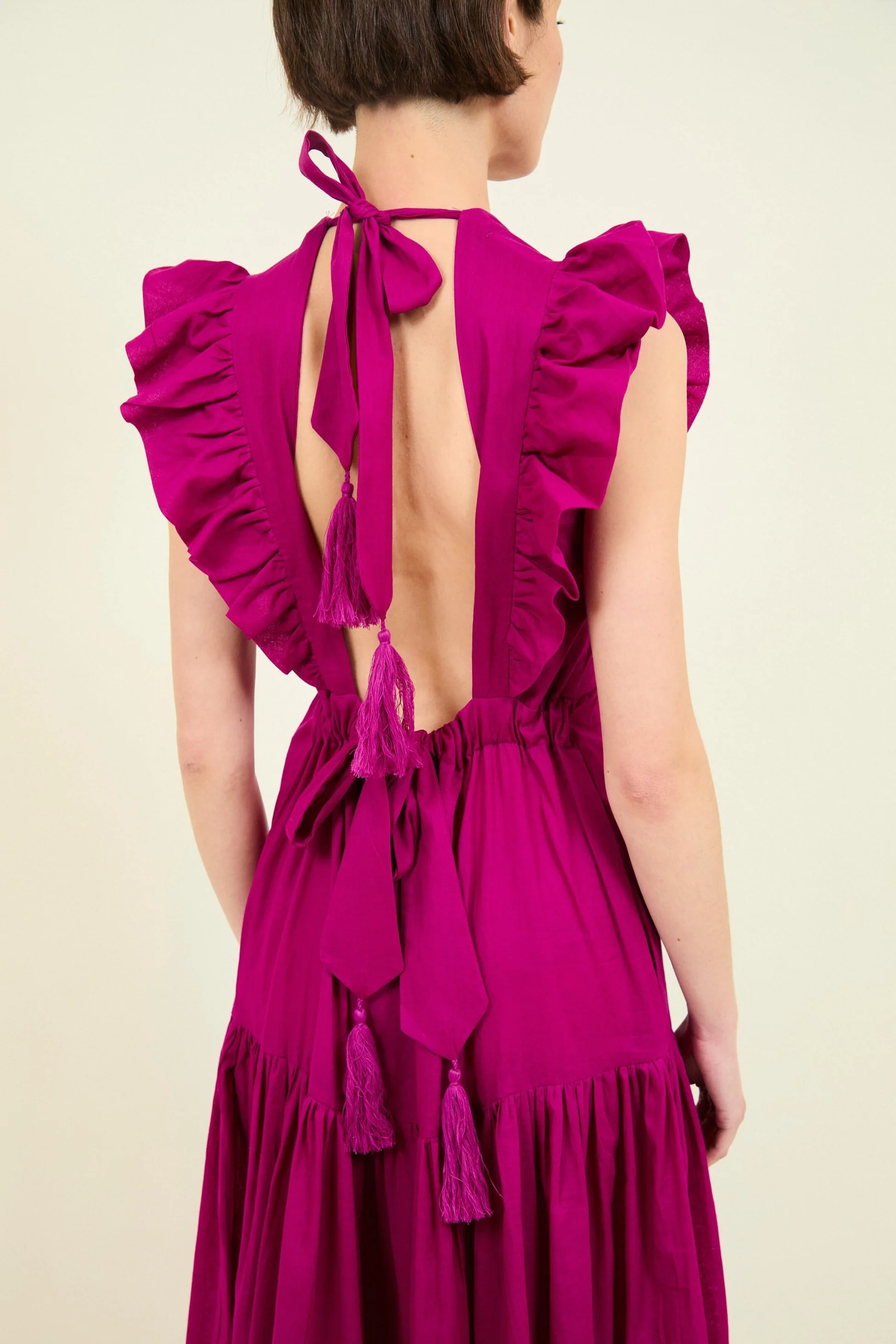 Vestido Espalda Descubierta Buganvilla