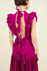 Vestido Espalda Descubierta Buganvilla
