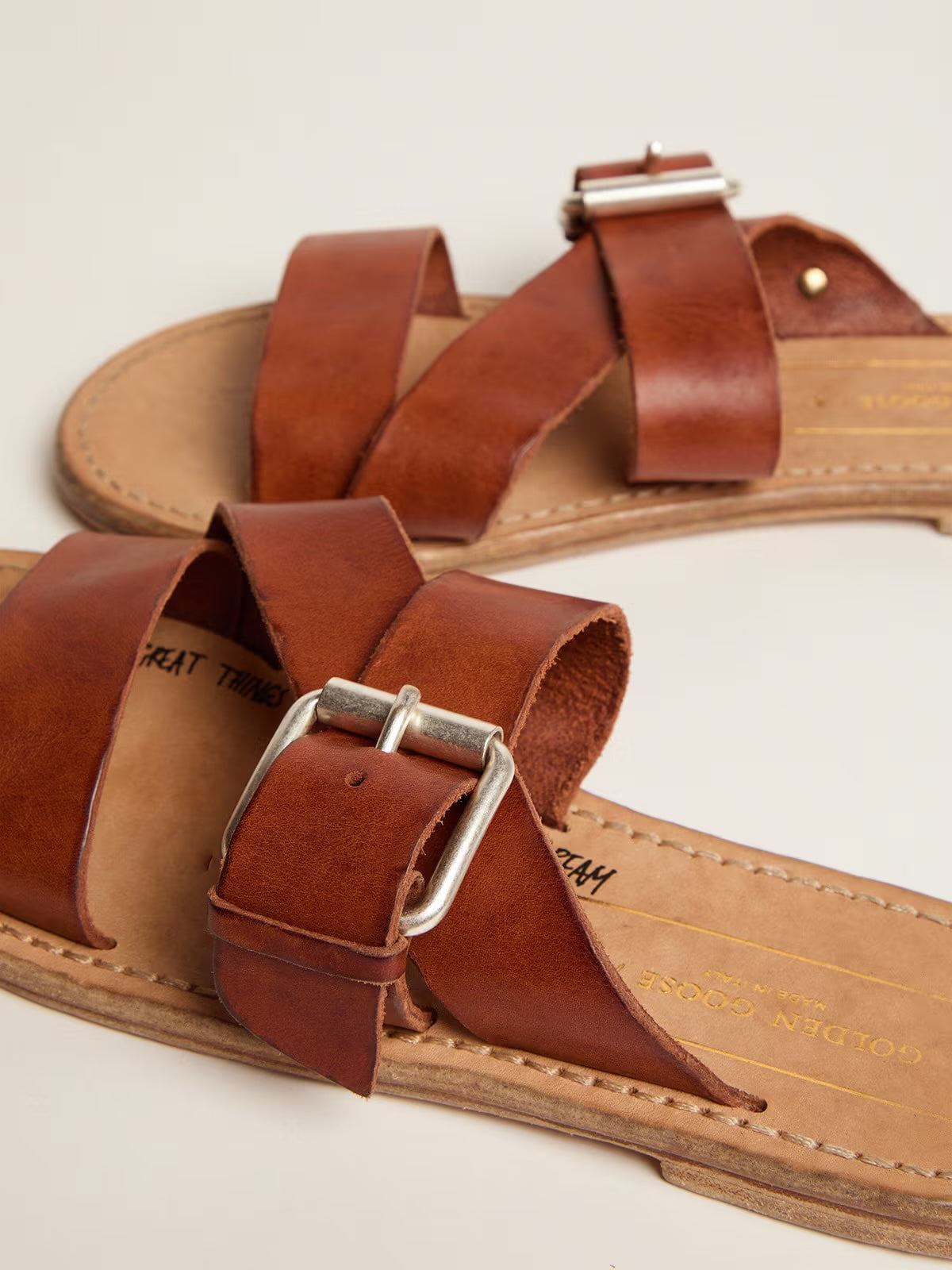 MARGARET CUOIO RESINATED LEATHER