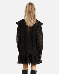 Robe En Dentelles - Black