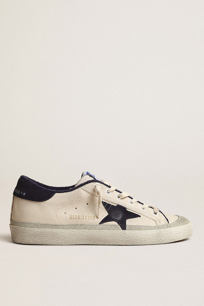 SUPER-STAR CANVAS UPPER NYLON TOUNGE SUEDE STAR
