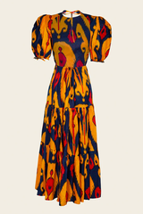 Vestido Espalda Descubierta Ikat