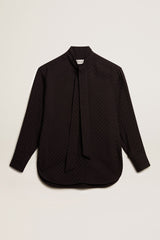 JOURNEY W'S TIE-DETAILED BLOUSE VISCOSE FABRIC