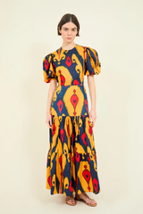 Vestido Espalda Descubierta Ikat