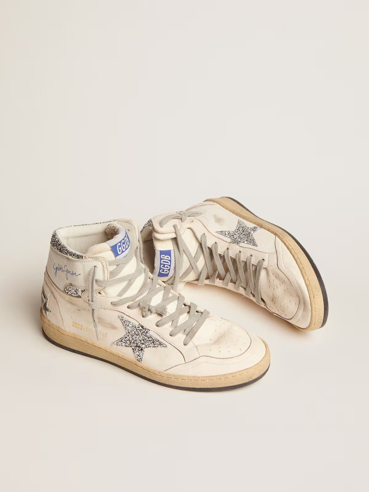 SKY STAR NAPPA UPPER WITH SERIGRAPH GLITTER STAR