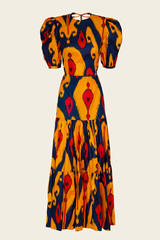 Vestido Espalda Descubierta Ikat