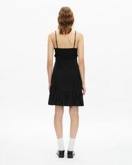 Robe Courte A Bretelle A Dentelle