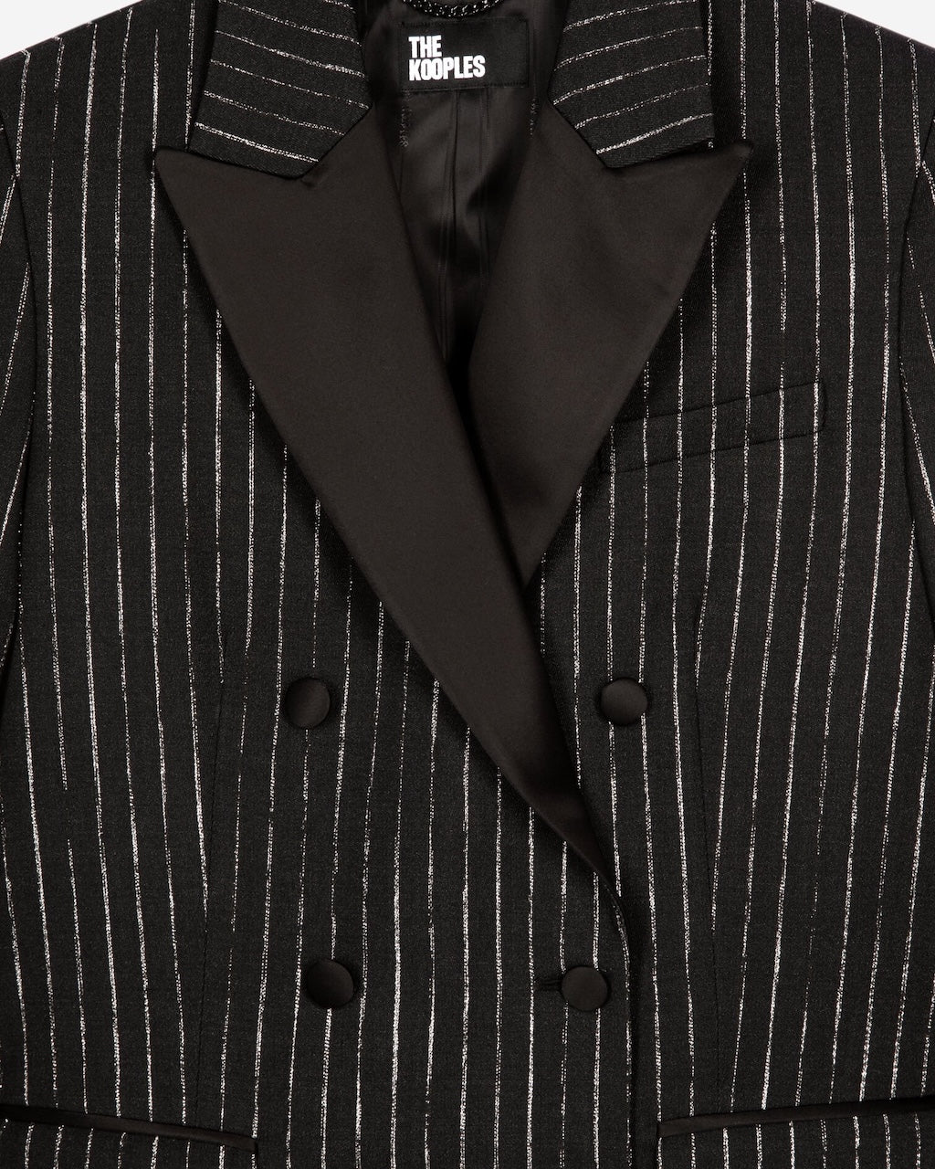Veste De Smoking Ample Revers Satin