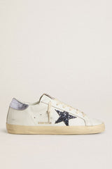 SUPER STAR LEATHER UPPER AND TOE GLITTER STAR LAMINATED HEEL