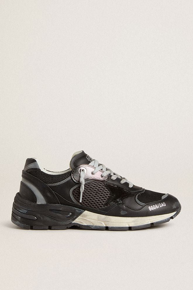 RUNNING DAD MESH AND LEATHER UPPER SUEDE STAR LEATHER TOE AND TONGUE