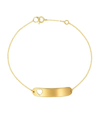 Pulsera Placa Corazón