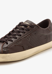 SUPER STAR LEATHER UPPER STAR AND HEEL