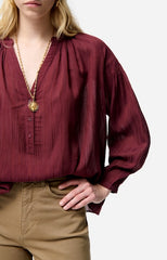 NIPOA BLOUSE COTTON BLEND