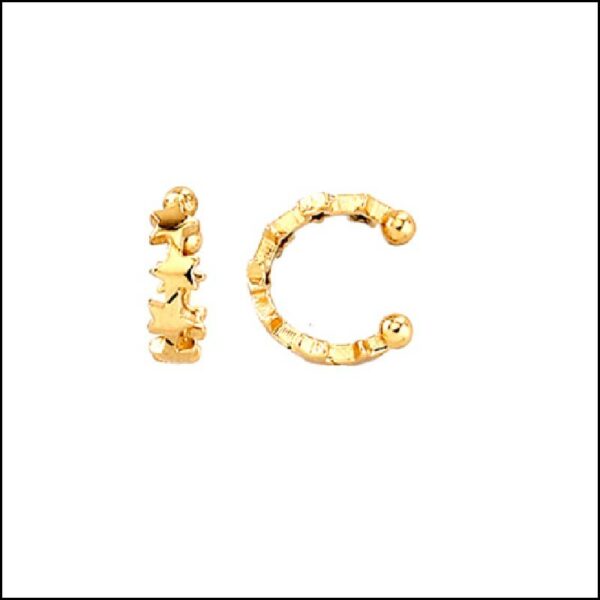ARO CUFF ESTRELLAS IRREGULARES (UNIDAD) 14K