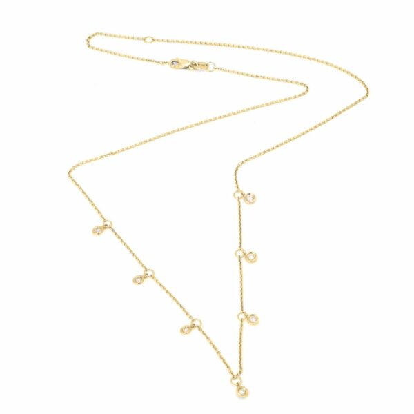 COLLAR SIETE BRILLANTES COLGANDO VISEL