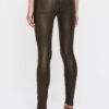 FARRAH SKINNY ANKLE LEATHERETTE SHADY MOSS - Imagen 2