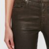 FARRAH SKINNY ANKLE LEATHERETTE SHADY MOSS - Imagen 3