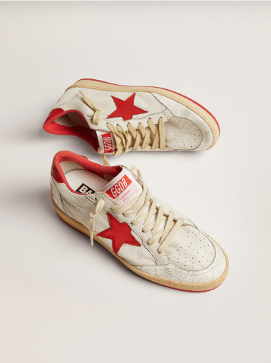 BALL STAR NAPPA UPPER MATT LEATHER STAR CRACK TOE | Macarena Rivera