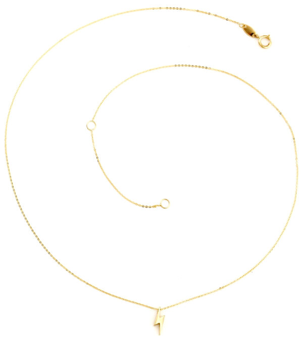 Cadena con rayito de oro.