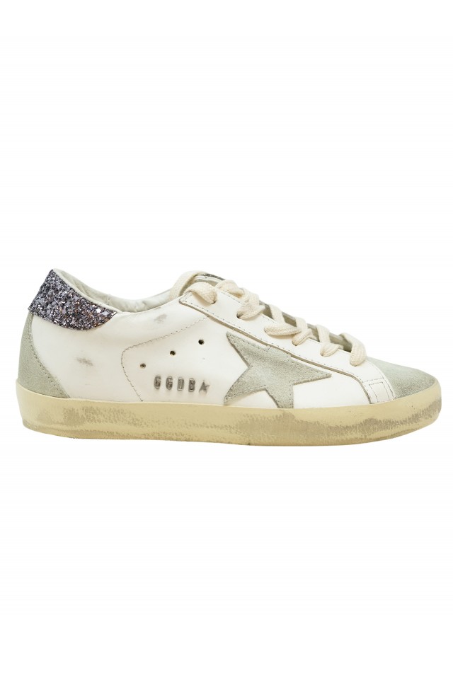 SUPER-STAR LEATHER UPPER SUEDE TOE STAR AND SPUR GLITTER | Macarena Rivera