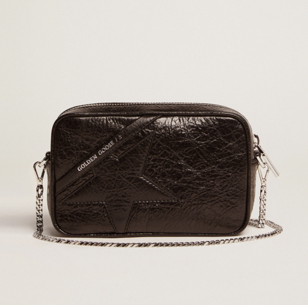 MINI STAR BAG WRINKLED CALF LEATHER BODY AND STAR
