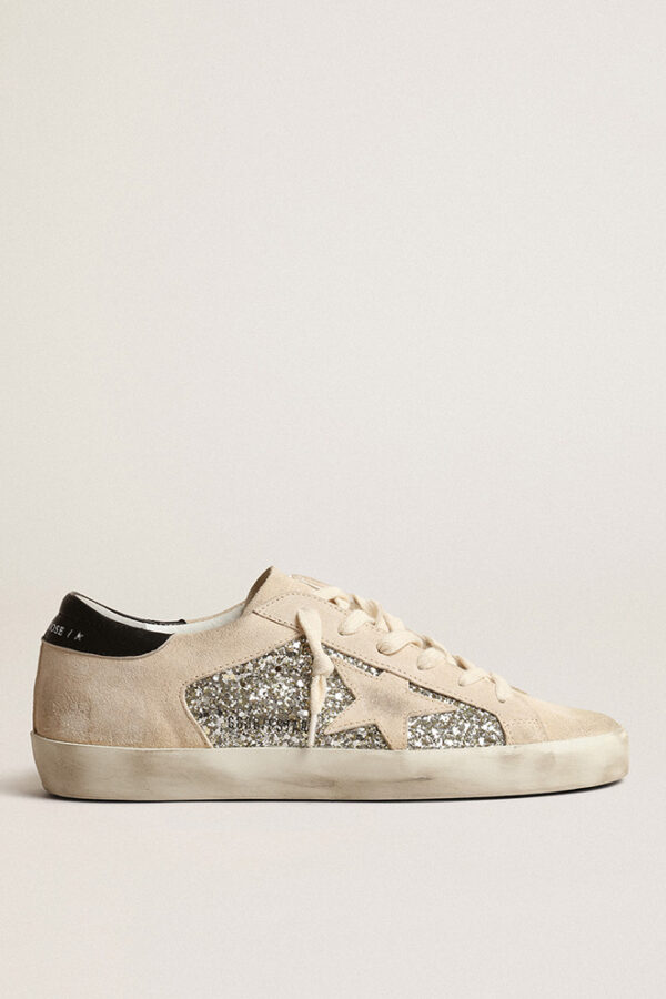 SUPER-STAR GLITTER AND SUEDE