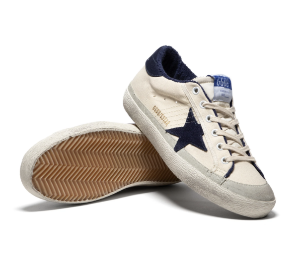 SUPER-STAR CANVAS UPPER NYLON TOUNGE SUEDE STAR AND HEEL SUEDE EDGE AROUND - Imagen 2