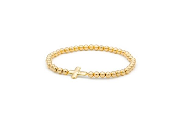 Pulsera goldfilled cruz