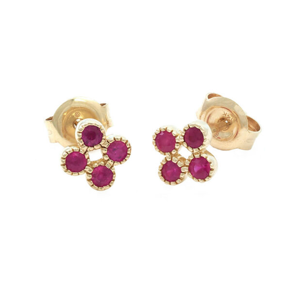 Aros 4 rubies