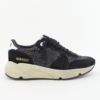 RUNNING SOLE GLITTER UPPER SUEDE TOE AND SPUR LEATHER STAR