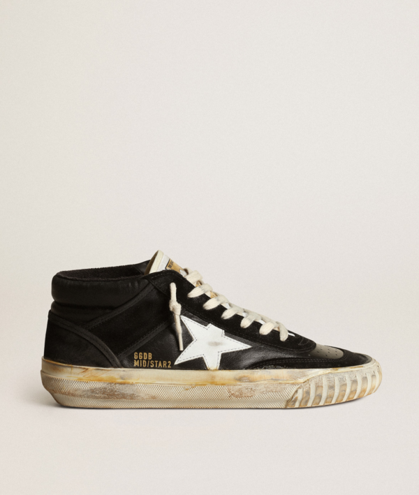 MID STAR 2 NAPPA AND SUEDE UPPER SUEDE TOE AND SPUR LEATHER STAR