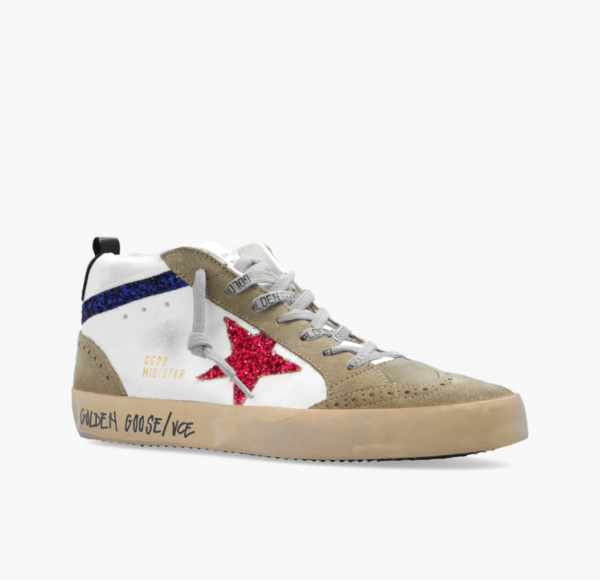 MID STAR NAPPA UPPER SUEDE TOE AND SPUR GLITTER STAR AND WAVE SIGNATURE FOXING - Imagen 2