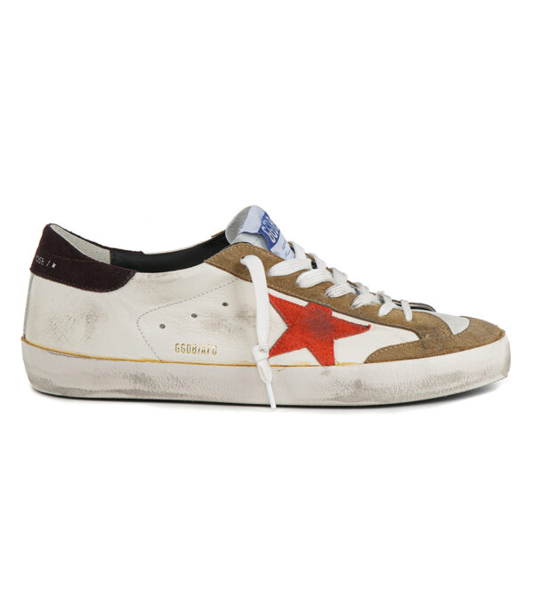 SUPER-STAR PENSTAR NAPPA UPPER NABUK TOE SUEDE STAR AND HEEL
