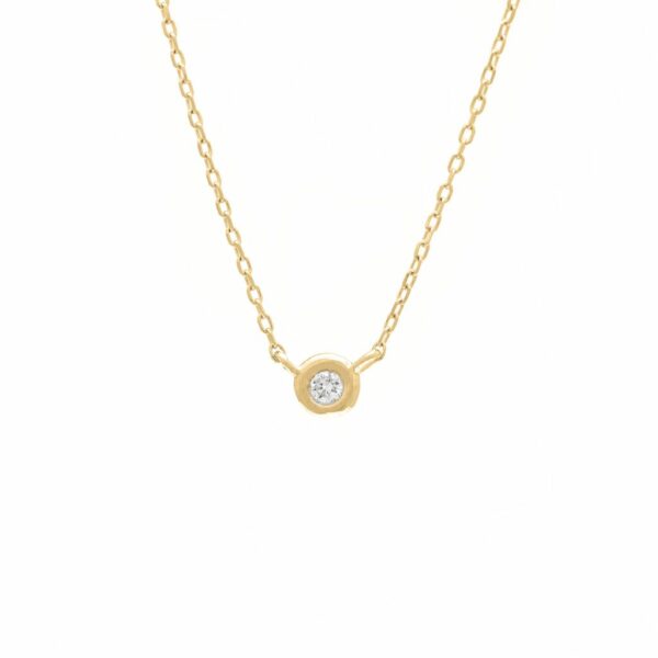 Collar punto de luz 0,02 cts.