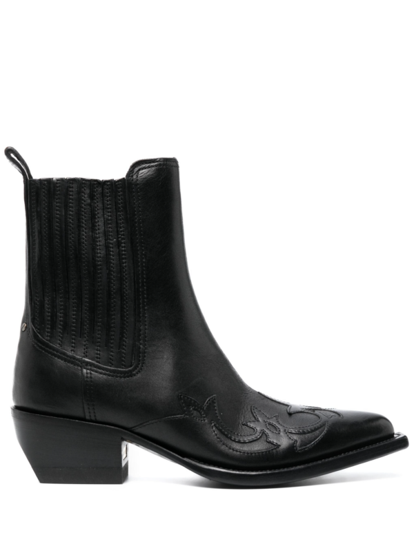 DEBBIE BEATLES LEATHER UPPER WITH INLAY